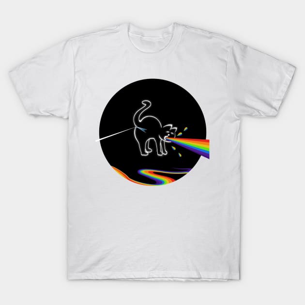 The Dark side of the cat puke T-Shirt by Brash Ideas